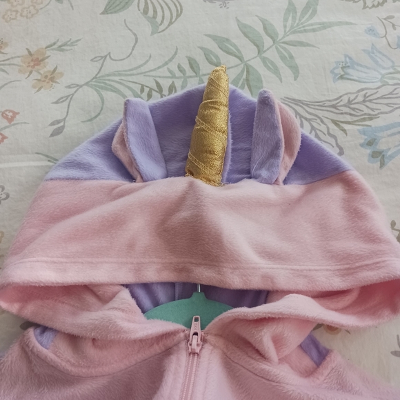 Torrid Unicorn Onesie Pajamas in Lavender and Pink - Picture 5 of 6